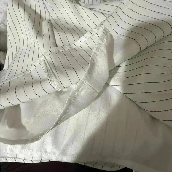 Forever 21 Pin Striped Fold Over Mini Skirt - Picture 8 of 10